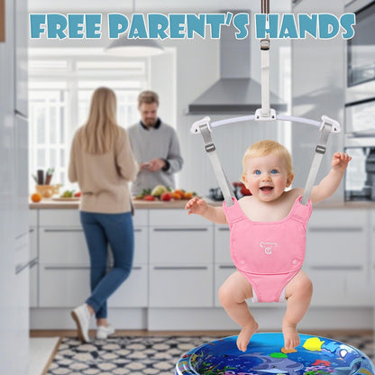 Sturdy door frame clamp for baby doorway jumper