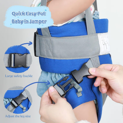 Close up of Slevoo baby jumper adjustable straps