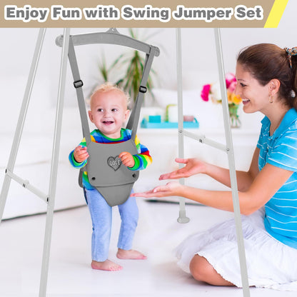 G Taleco Gear baby exerciser in outdoor setting