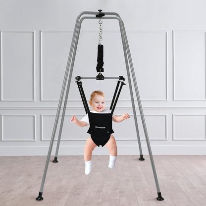 Cowiewie baby jumper and walking harness activity center