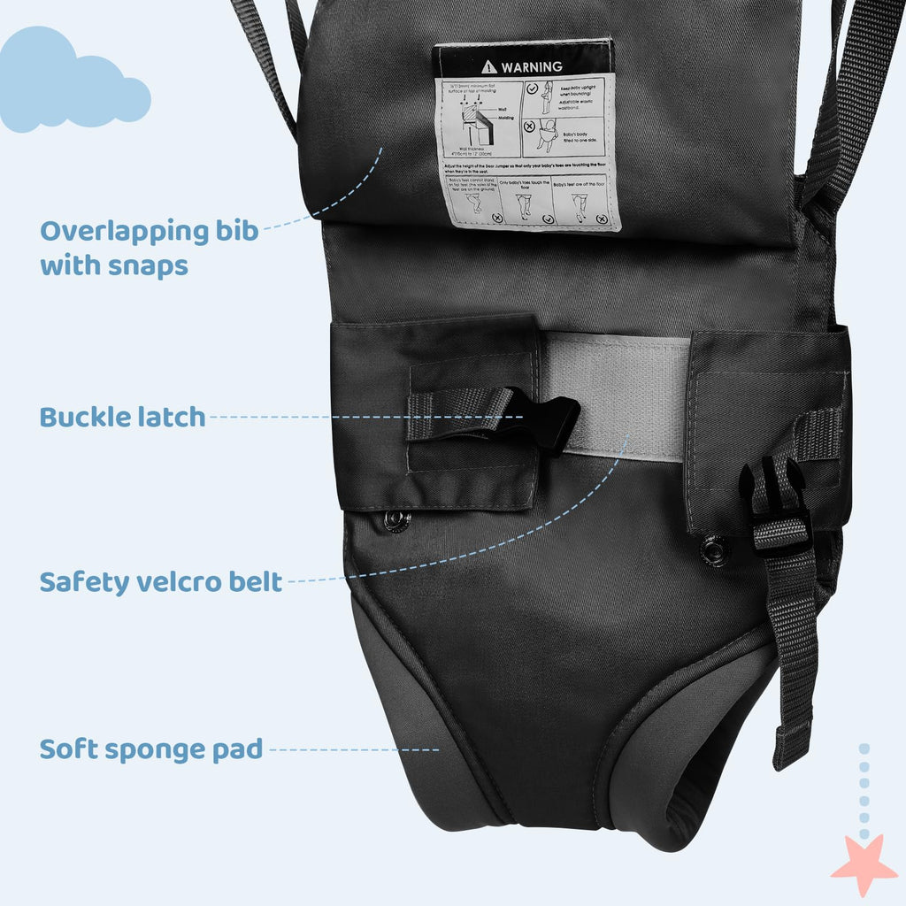 Detachable walking harness mode demonstration for toddlers