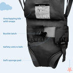 Detachable walking harness mode demonstration for toddlers