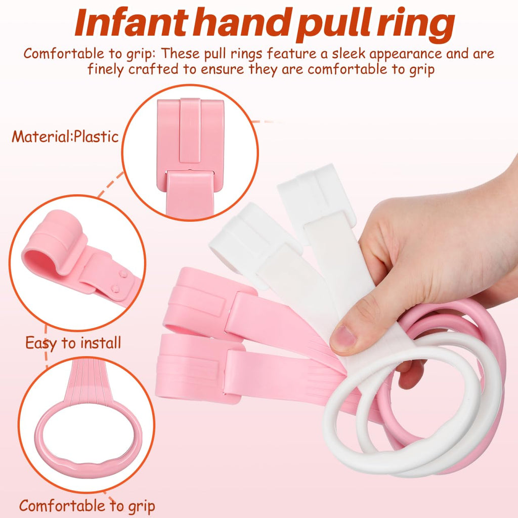 Safigle toddler bed pull up rings showing smooth rounded edges