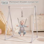 Funlio grey toddler jumper standing outdoors