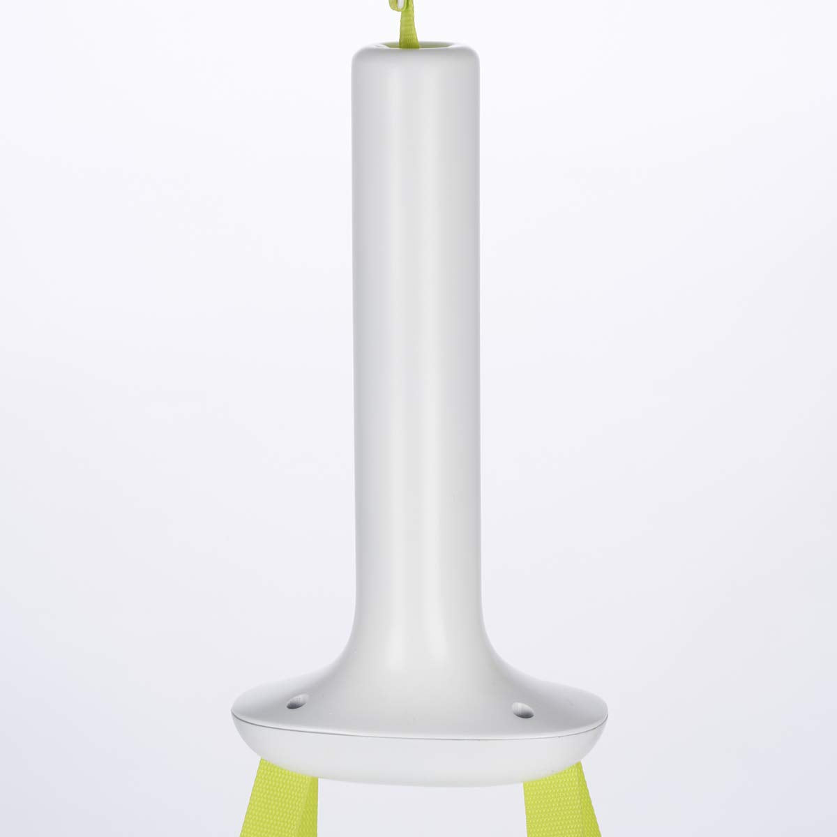 Close up of baby jumper door clamp mechanism