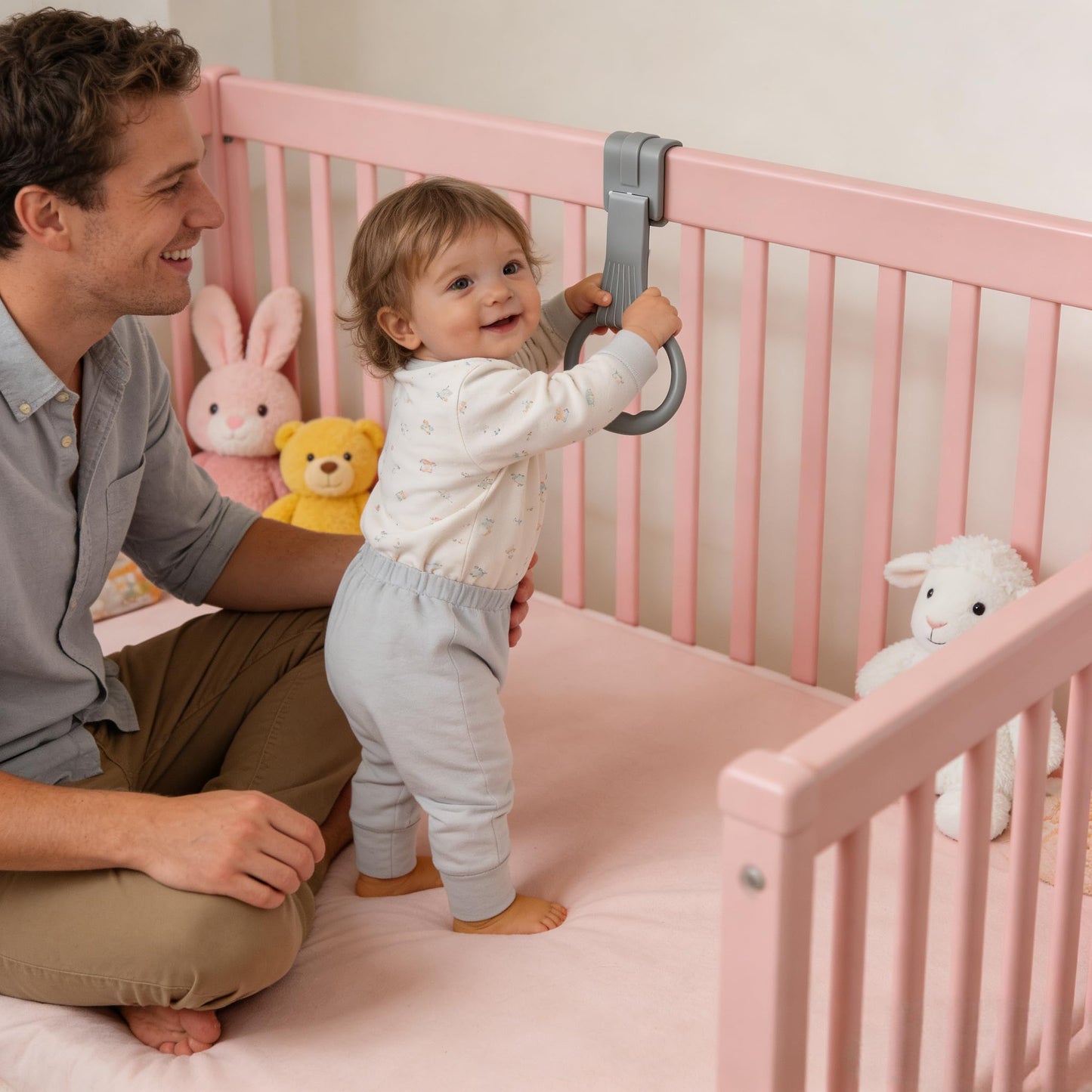 Close up of polypropylene baby walking assistant ring