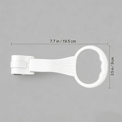Four pieces of baby playpen support rings white and gray