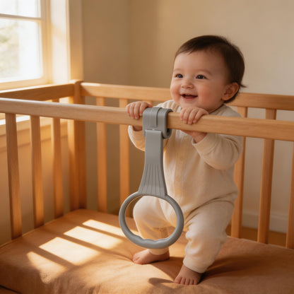 Side profile of baby exercise equipment for playpen