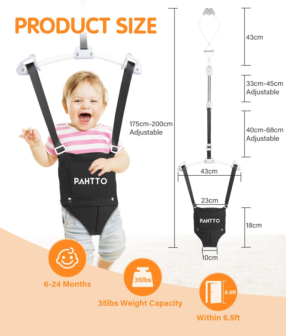 Pahtto baby jumper set displayed with its accompanying soft non-slip rug