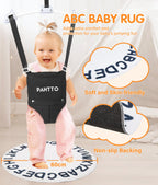 Close up of the secure double-buckle safety harness on the Pahtto bouncer