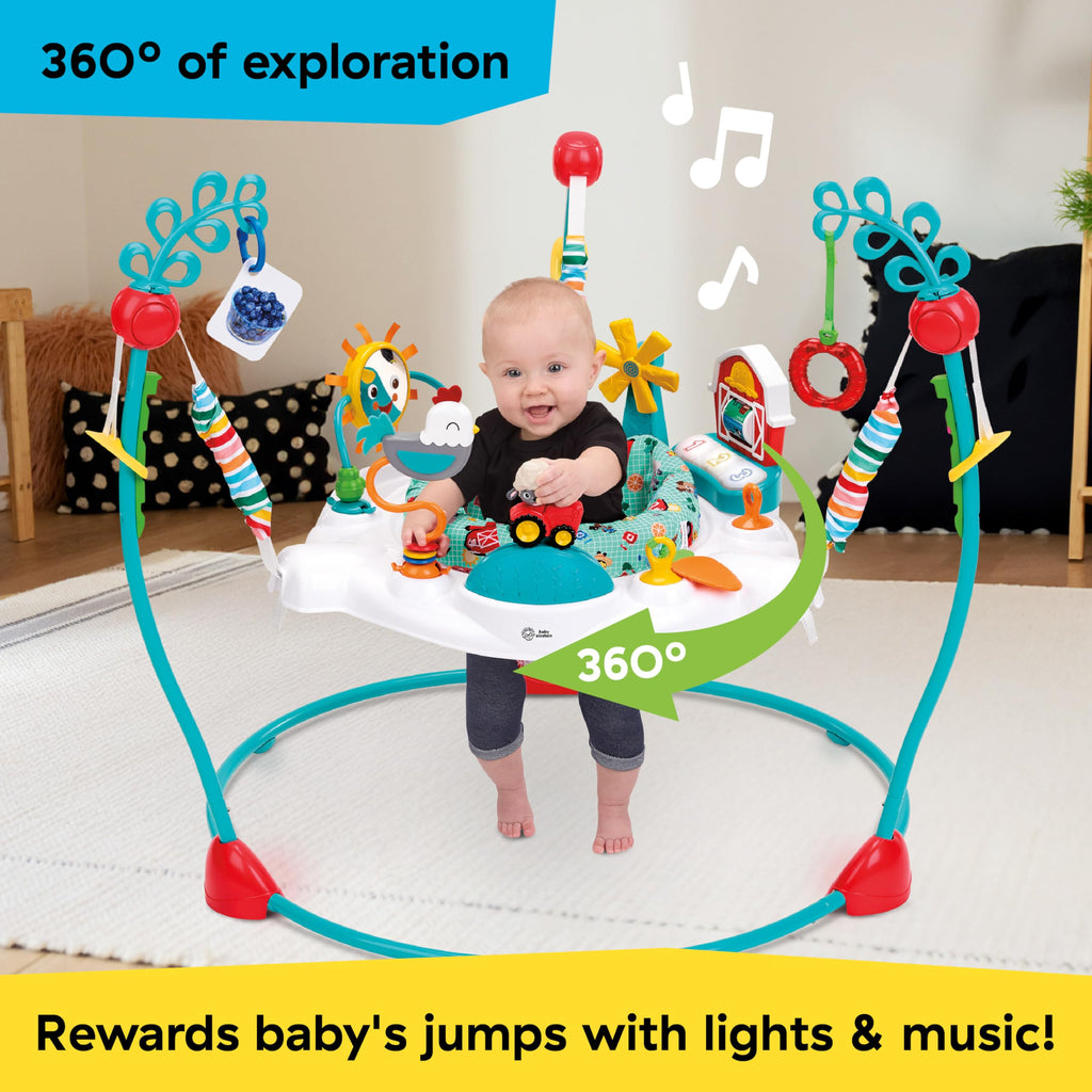 Baby Einstein activity center 360-degree swivel seat and frame design