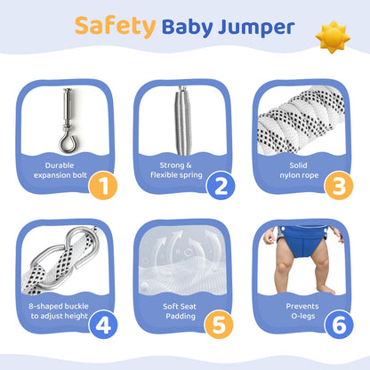 Slevoo baby jumper packaging and included components