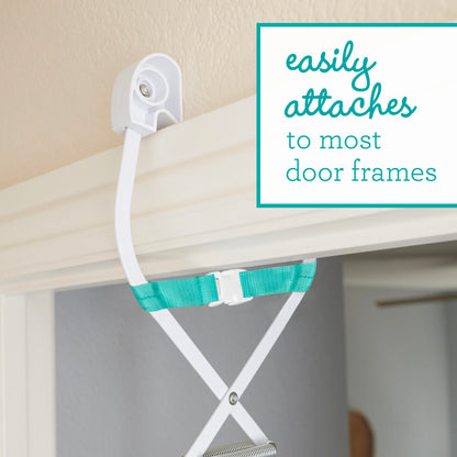 Secure doorway clamp mechanism for Infantino activity jumper