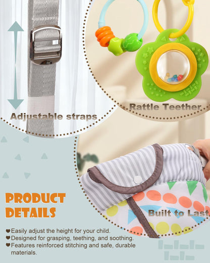 G Taleco Gear infant bouncer with adjustable strap system