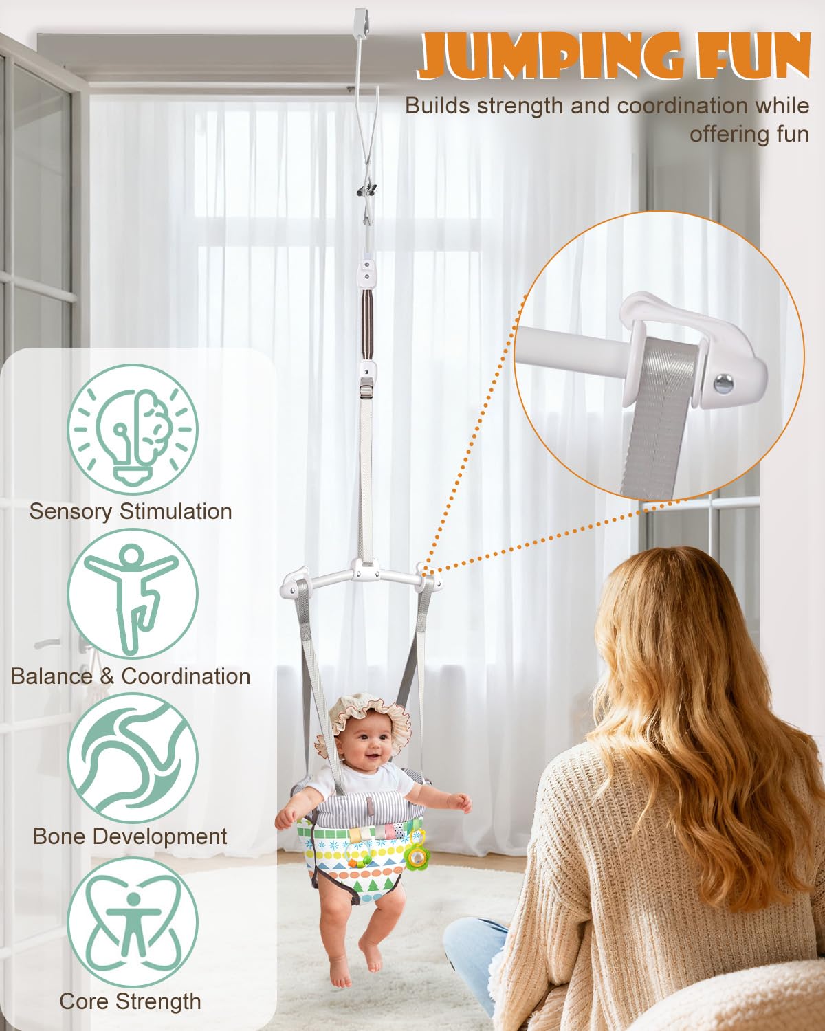 G Taleco Gear baby activity jumper spring mechanism