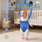 Slevoo infant doorway bouncer angled side profile