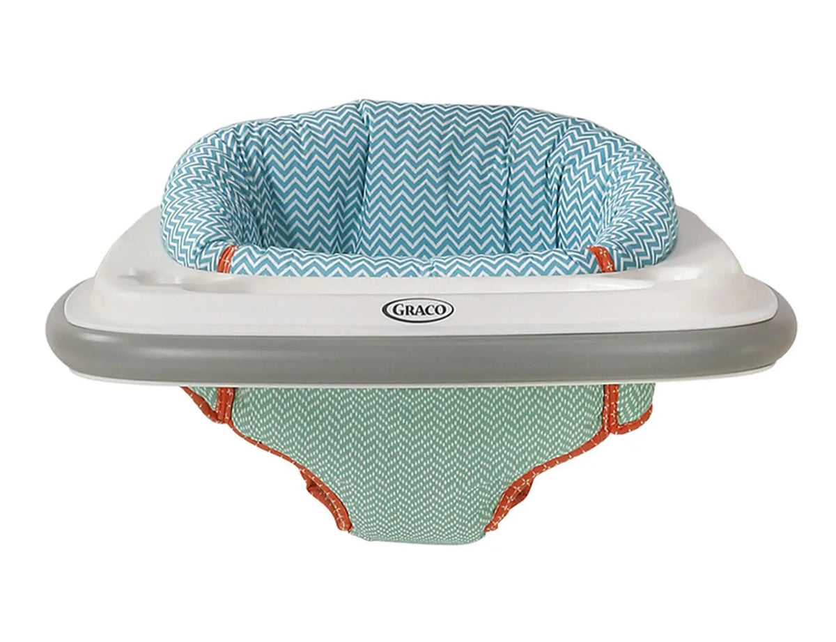 Graco baby bounce seat showing height adjustable straps