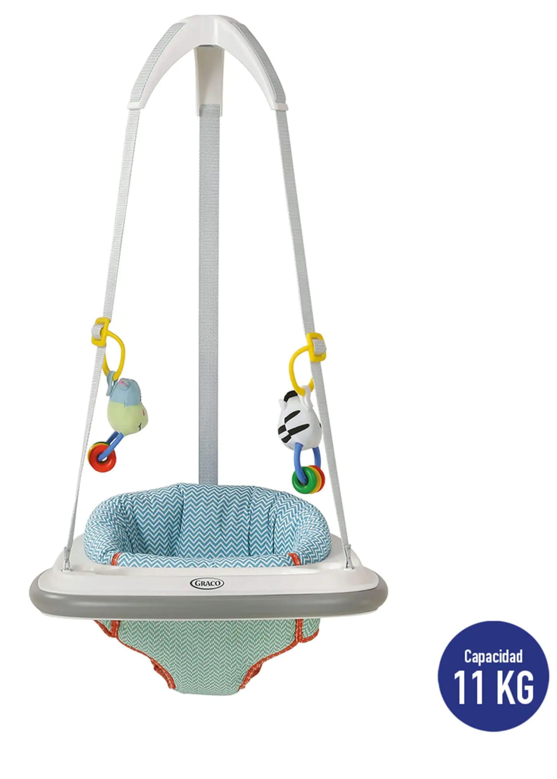 Graco Bumper Jumper seat pad and nylon material