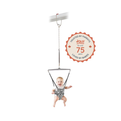Jolly Jumper baby exerciser saddle seat close up detail