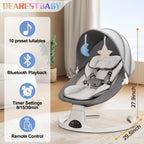 Dearest Baby electric swing folded for portability