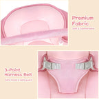 Harppa portable baby rocker side profile view