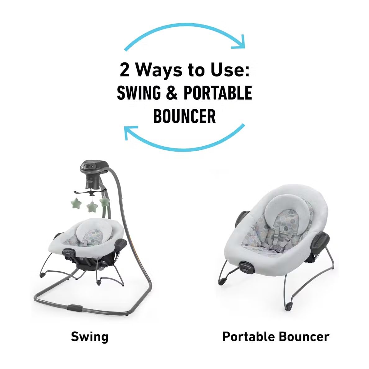 Graco Simple Sway control panel and speed settings