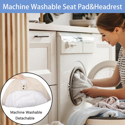 Portable Jfovmcyg baby rocker showing folding mechanism