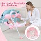 Otrolepota foldable baby swing collapsed for travel and storage