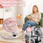 Soobaby baby rocker side profile with adjustable seat position