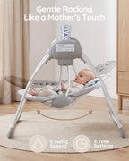 AskCat portable baby swing overhead toy arch and hanging toys
