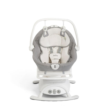 Side view of Joie Cinnamon 2-in-1 portable rocker seat