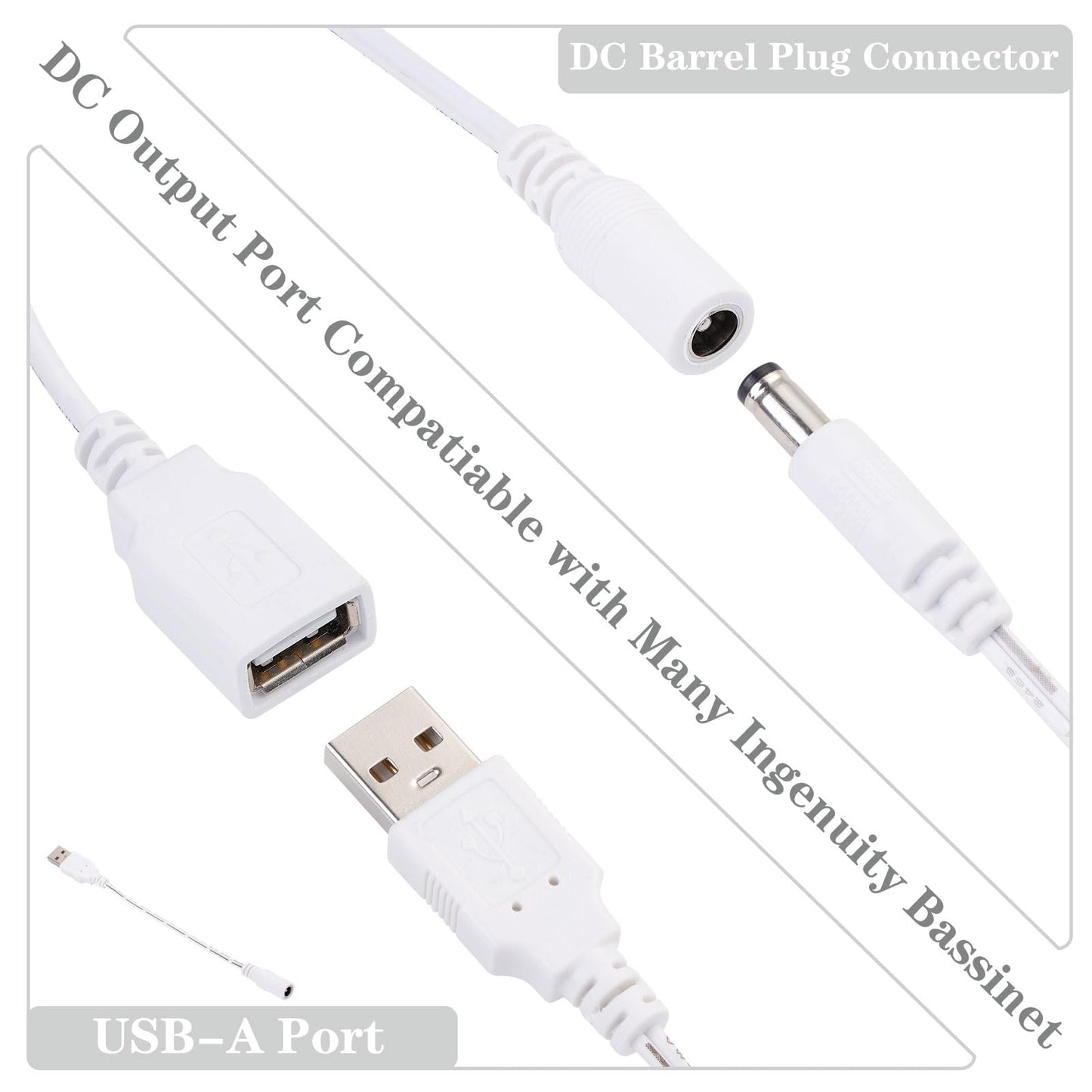 Csdwell replacement charger cable for Ingenuity swings