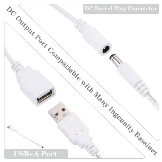 Csdwell replacement charger cable for Ingenuity swings