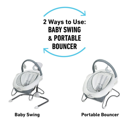 Graco Soothe 'N Sway LX baby bouncer mode detached