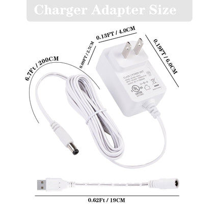 Csdwell power adapter safety certification label detail