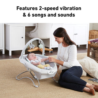 Graco Soothe 'N Sway LX toy bar and plush infant insert