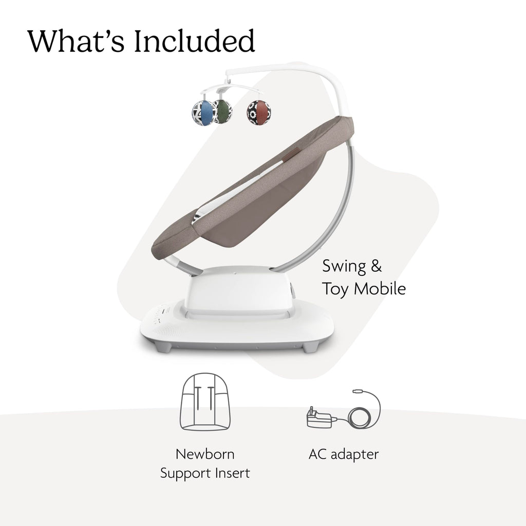UPPAbaby Mamaroo Smart Swing side profile showing adjustable recline