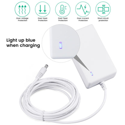 Close up of Yeaoi power adapter plug for 4moms baby gear