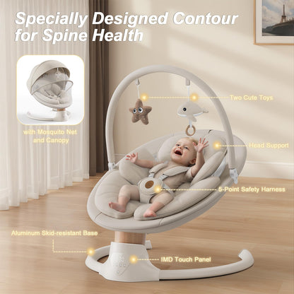 FasonBaby infant rocker with remote control