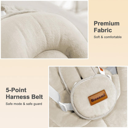 Top view of comfortable Monamii infant cradle seat