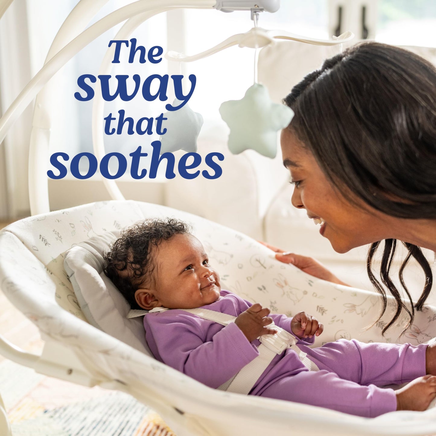 Graco Simple Sway infant swing side profile