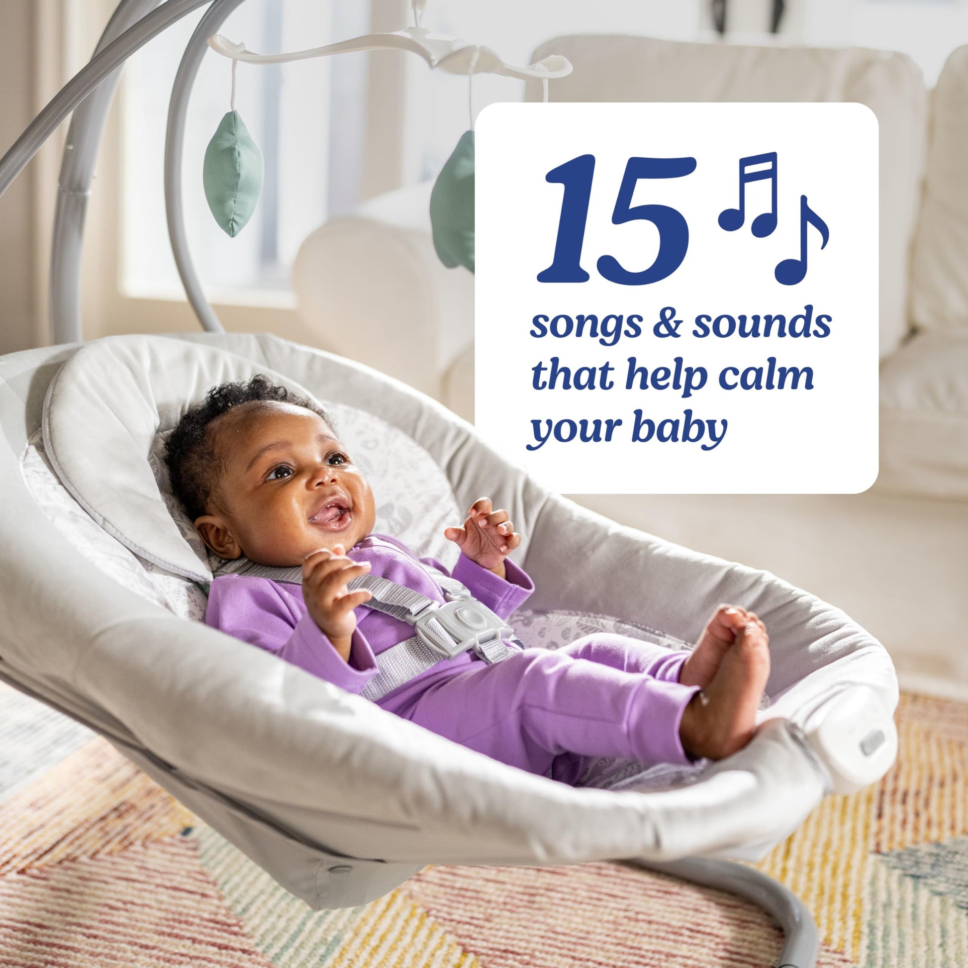 Graco Simple Sway swing control panel and speed settings
