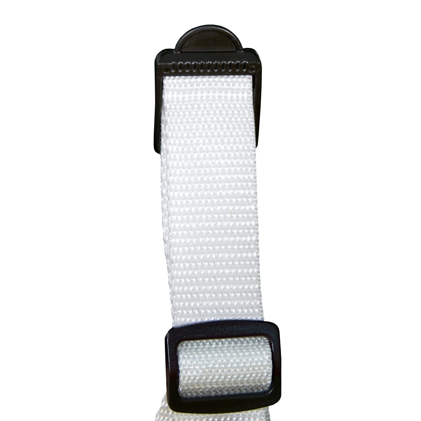 Detail of durable nylon ropes attached to the infant swing seat