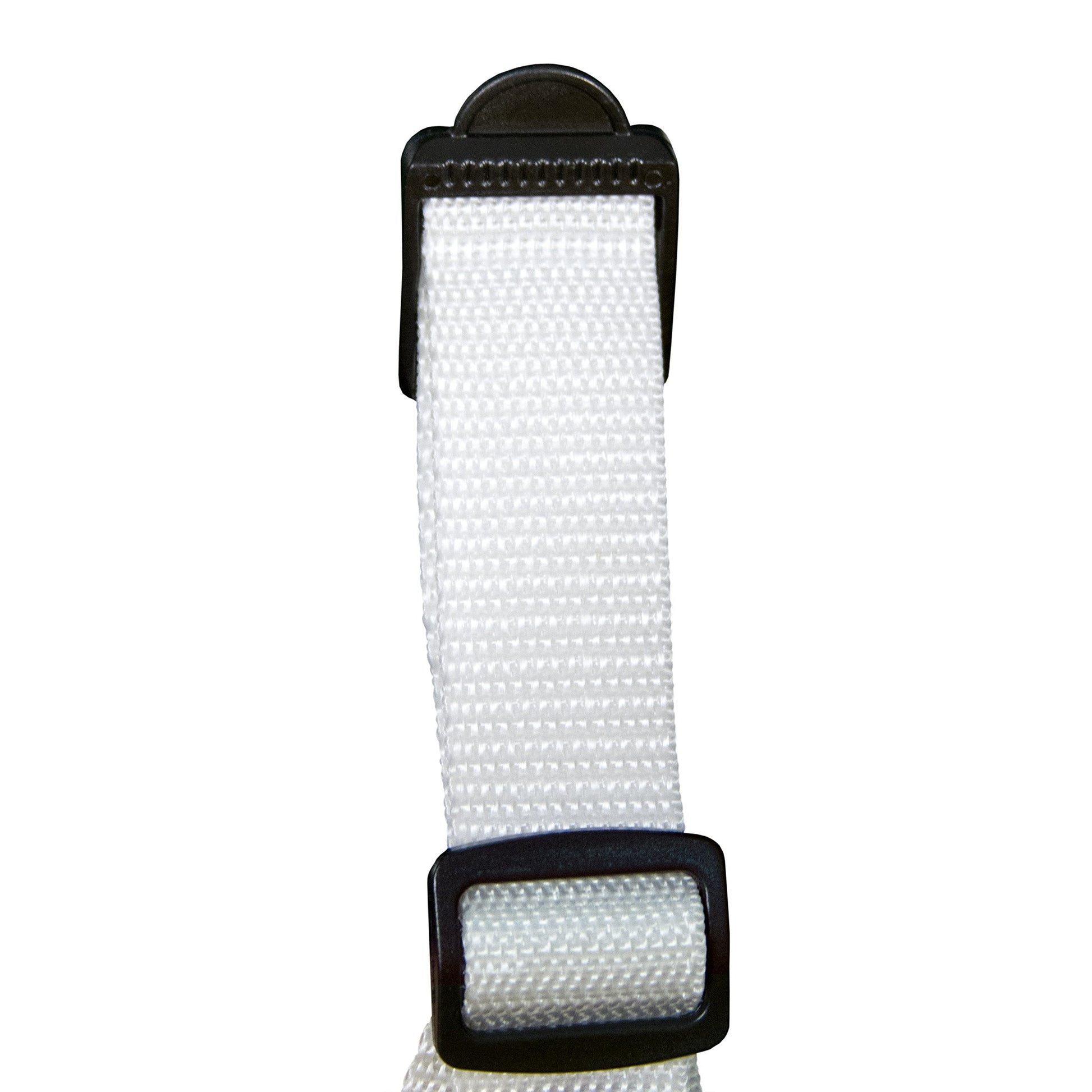 Detail of durable nylon ropes attached to the infant swing seat