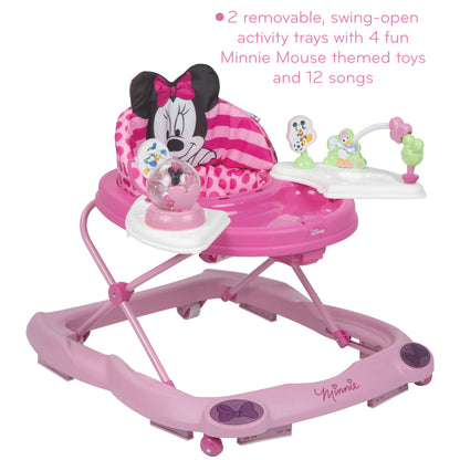 Close up of Disney Minnie Mouse interactive toy tray