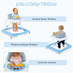 Infans baby walker with removable music tray