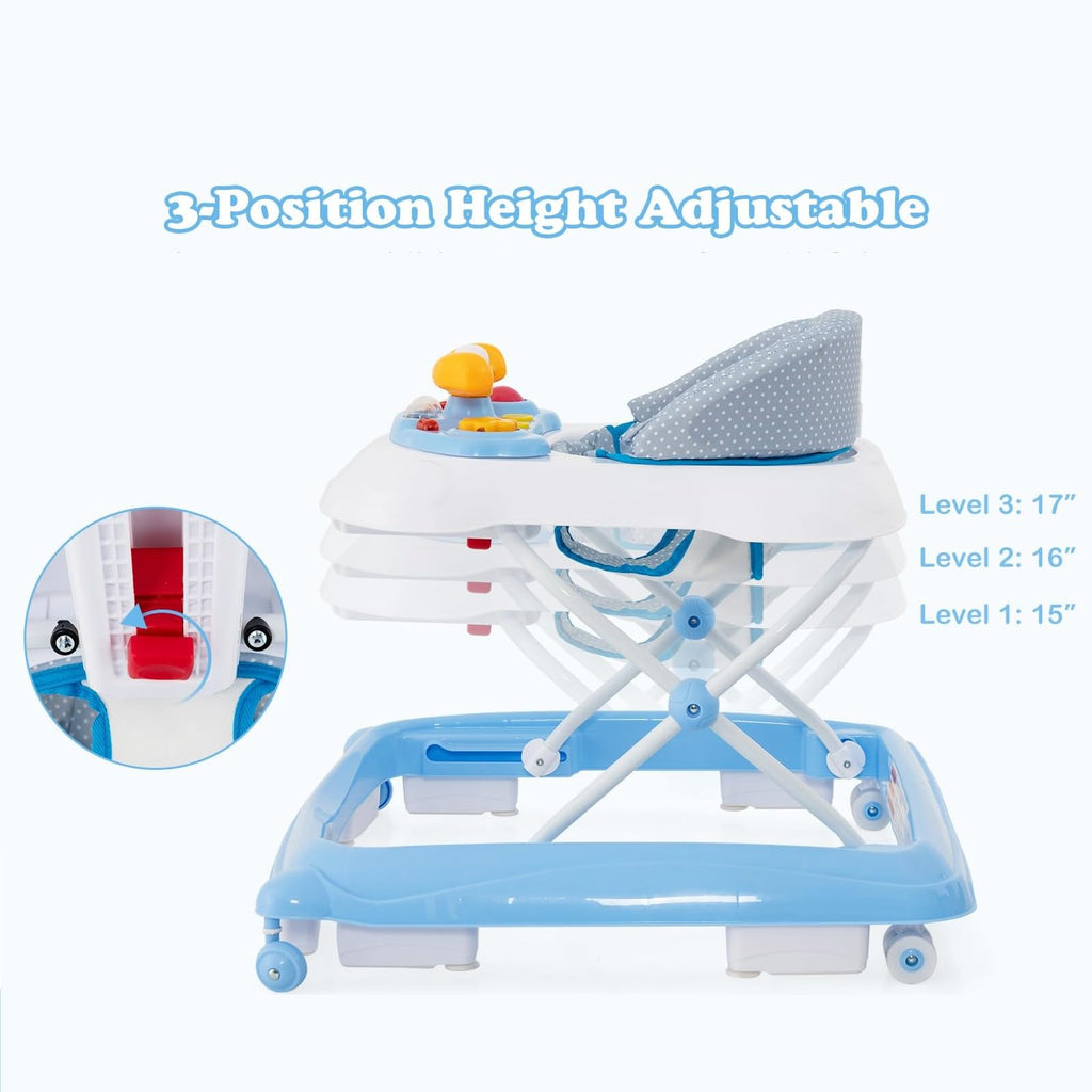 Infans baby walker bottom anti slip pads detail