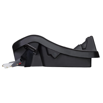 Rear view of Baby Trend Secure 35 base with belt lock-offs