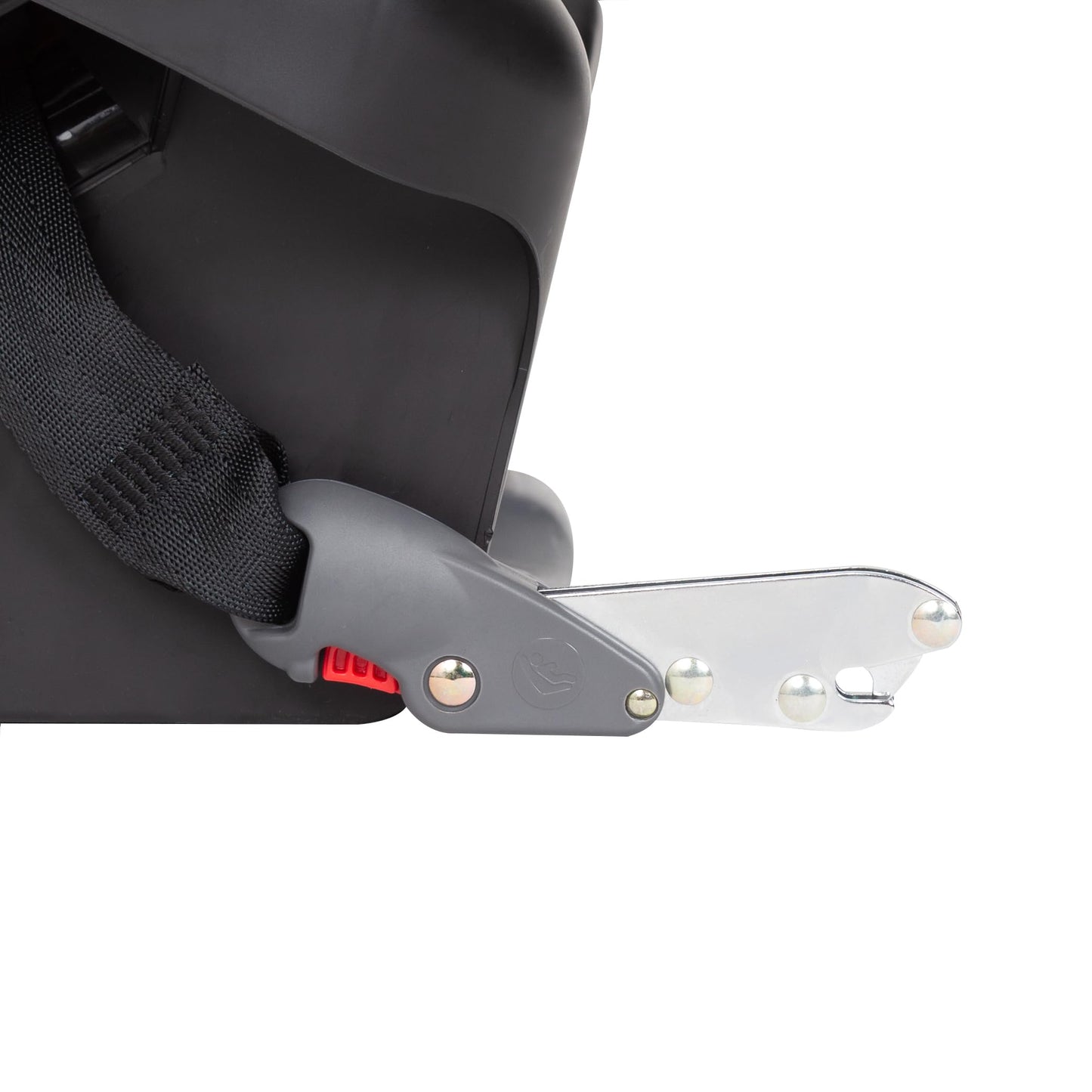 Baby Trend Secure 35 base installed in a vehicle seat