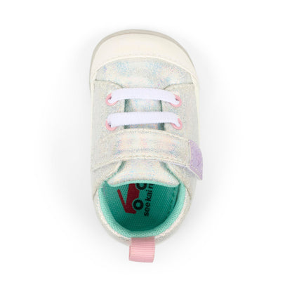 Flexible rubber sole view of See Kai Run Stevie Mini baby shoe